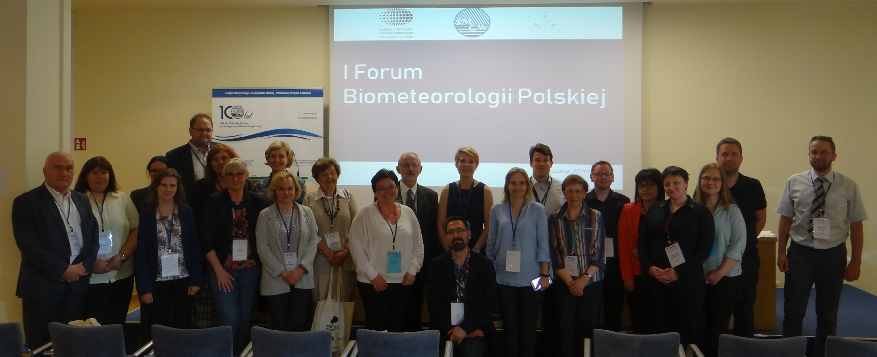 Uczestnicy Pierwszego Forum Biometeorologów Polskich (Fot. Jakub Szmyd)